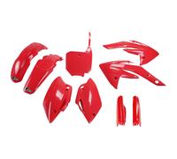 Kit de carénage UFO PLAST 9 pièces avec protège-fourche rouge OEM 00-26