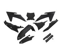 Kit de carénage UFO PLAST en 10 pièces avec protège-fourche noir