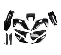 Kit de carénage UFO PLAST en 11 pièces avec protège-fourche noir