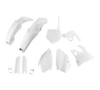 Kit de carénage UFO PLAST en 9 pièces avec protège-fourche blanc