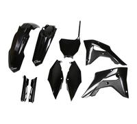 Kit de carénage UFO PLAST en 9 pièces avec protège-fourche noir