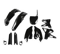 Kit de carénage UFO PLAST en 9 pièces avec protège-fourche noir