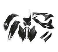 Kit de carénage UFO PLAST en 9 pièces avec protège-fourche noir