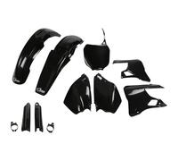 Kit de carénage UFO PLAST en 9 pièces avec protège-fourche noir