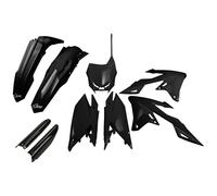 Kit de carénage UFO PLAST en 9 pièces avec protège-fourche noir