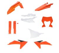 Kit De Carénage 10 Pièces ACERBIS Orange/Blanc Pour KTM 150 EXC 2024-2025
