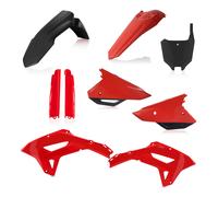 Kit De Carénages 9 Pièces ACERBIS Noir/Rouge Pour Honda CRF 250 RX 2022-2024