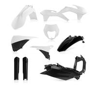Kit De Carénages Plastiques Blanc/Noir KTM EXC 125 2014 2015 0017204.237