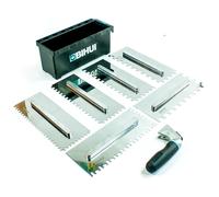 Kit de carrelage BIHUI, truelle crantée, peigne à colle - PTSJG8