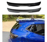 Kit de carrosserie de lèvre de séparateur de Couvercle de Coffre de fenêtre de Queue d'aile de becquet de Toit arrière de Voiture d'abs pour Renault Clio MK5 Clio 5 2019-2023,Glossy Black