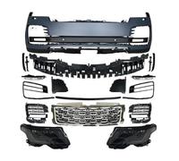 Kit de carrosserie de pare-chocs avant et arrière compatible avec Land Rover Range Rover 2013-2017, phare large, pièces automobiles, mise à niveau vers le dernier style