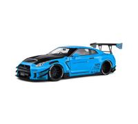 Voiture miniature de collection - SOLIDO - Nissan GTR R35 LB Works Body Kit Type 2 2024 - Bleu - 1/18 - Métal monté