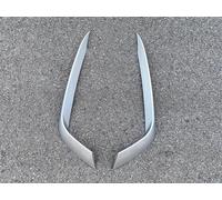 Kit De Carrosserie pour VW pour Arteon CC, Becquet De Pare-Choc Avant, Décoration De Couteau À Vent 2019 2020 2021 2022 Spoiler Pare-Choc Avant(Silvery-2pcs)