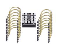 Kit de carte de dérivation de Module d'alimentation pour carte vidéo BTC, Conversion de puissance avec 17 pièces 18awg, câble d'alimentation 6 broches à 8 broches