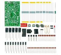 Kit de carte émetteur FM pour projets audio à monter soi-même, haut-parleur sans fil, casque, kit d'entraînement à la soudure avec amplificateur micro 76 x 47 mm