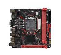 Kit de Carte mère H81 for Ordinateur de Bureau, tpm 2.0 Broches, avec processeur i5 4590 4690 i7 4770 4790 et 16 go de mémoire DDR3 1600MHZ(I5-4690)