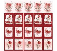 Kit de cartes de vœux pour la Saint in, bouquet de fleurs de la Saint-in, cartes de vœux de Saint in V