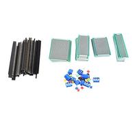 Kit de cartes prototypes PCB à double face 100pcs | Panneaux de circuits électroniques universels pour les projets de bricolage | Connecteurs/cavaliers/cavaliers de 2,54 mm