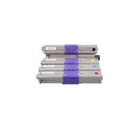 Kit de Cartouche Toner Couleur Compatible avec OKI for Les modèles d'imprimante Okidata C301 C321 C301n C321n C301DN C321DN MC332dn 44973533 44973534 44973535 44973536 (pour série 301)