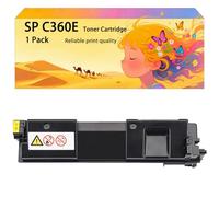 Kit de cartouches de toner haute capacité compatible 408188 408189 408190 408191 fonctionne pour Ricoh les imprimantes SP-C360DNw SP-C360SFNw SP-C360SNw couleurs vives à haut rendement 1*Magenta
