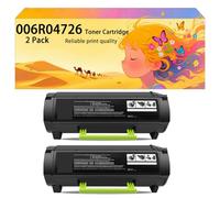 Kit de Cartouches de Toner Haute capacité Compatible B410 B415 006R04726, Compatible avec Les imprimantes pour Xerox VersaLink B410 B415, Couleurs Vives et Impression Nette 2*Black