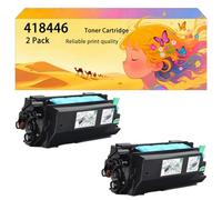 Kit de cartouches de toner haute capacité Compatible SL P501H 418446, compatible avec les imprimantes Pour Ricoh IM430b IM430F IM 430Fb 430FbTL P501 P501TL - Couleurs vives et impression nette 2*Black