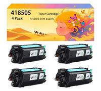 Kit de cartouches de toner haute capacité Compatible SL P501L 418505, compatible avec les imprimantes Pour Ricoh IM430b IM430F IM 430Fb 430FbTL P501 P501TL ; couleurs vives et impression nette 4 Black