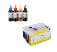 Kit de Cartouches d'encre Rechargeables 953XL avec Puce for imprimantes HP OfficeJet Pro 7720, 7740, 8210, 8216, 8710, 8715, 8720, 8725, 8730 et 8740(1set with Ink)
