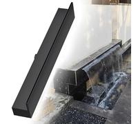 Kit de cascade avec déversoir et tuyaux ondulés pour extérieur, kit de cascade à lames réglables pour bassin, jardin et piscine - Créez de magnifiques jeux d'eau. Installation facile. Access