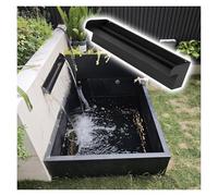 Kit de cascade d'extérieur pour bassin et piscine, améliore l'esthétique et la filtration avec construction en acier inoxydable