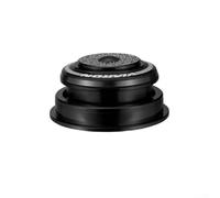 Kit de casque de vélo semi-caché 44 55 et 44 56 pour une utilisation avec fourche droite ou conique sur cadre de vélo moderne (44 x 56 mm, noir)