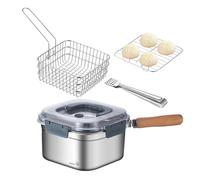 Kit de casseroles d'extérieur - Ensemble de Cuisine de randonnée Portable, équipement de Cuisine de Camping Compact | 2500 ML de casseroles faciles à Transporter pour Aventure Sauvage, Voyage sur