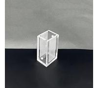 Kit de cellule électrolyseuse acrylique expérimentale (10 x 10 cm, épaisseur 0,01 à 0,3 mm), personnalisable(Recirculating Water Cell 300ml)