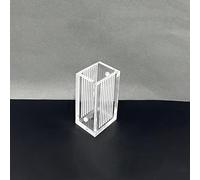 Kit de cellules d'électrolyseur en acrylique 10x10cm, paquet de 10, régulier et à recirculation, 1 pièce(Recirculating Water Cell 300ml)