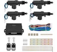 Kit de Centralisation Voiture, Verrouillage Central Universel Serrure Télécommandée Porte de Voiture Serrures de Porte Automatiques avec Télécommandes, pour SUV Voiture DC 12 V