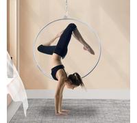 Kit de cerceau lyra aérien professionnel avec matériel de gréement pour le cirque, l'entraînement acrobatique, la danse de yoga à domicile, les arts aériens et les amateurs de fitness.
