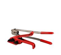 Kit de cerclage d'emballage de palettes, machine de mise en balles manuelle à bande en acier et plastique PET, pince de cerclage à manchon en caoutchouc for cerclage d'emballage, opération simple