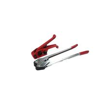 Kit de cerclage d'emballage palettes, en acier et plastique, machine, tendeur, ensemble pinces, manuelle,Haute dureté(Baler+Packing pliers)