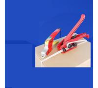 Kit de cerclage d'emballage palettes, pince thermofusible, emballage en carton, à pression fusion électrique, sangle plastique PP,Haute dureté(Hot melt pliers+tensioner)