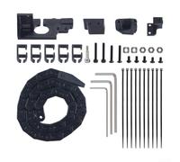 Kit de chaîne de câble pour imprimante 3D AD 5M Pro - Résistant aux températures élevées - Gestion des fils - Mouvement lisse - Environnement de travail silencieux - Taille standard