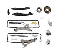 Kit de chaîne de distribution avec tendeur de distribution de pignon et guide de réglage compatible avec moteur M278 CLS550 E550 E500 S500 SL550 W166 V8 Turbo