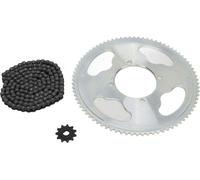 Kit de chaîne de pignon 8d 11T Gear 25H 80T Roue 146 Entraînement de liaison pour bricolage -Moto -ATV -Vélo