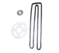 Kit de Chaîne de Pignon en Alliage D'acier 420 15T 37T, Kit de Pignons Avant et Arrière pour ATV Quad Bike