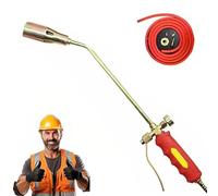 Kit de chalumeau au propane robuste avec gâchette turbo et tuyau pour désherber, asphalte, fonte de glace et neige