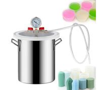 Kit de chambre de dégazage sous vide en acier inoxydable 304 pour époxy, plâtre, silicone, (2 à 86 gal)