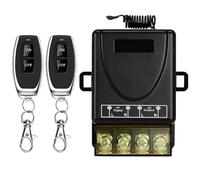 Kit de changement d'alimentation à distance - Interrupteur marche/arrêt et récepteur sans fil - Contrôleur central facile à utiliser - Pas de câblage - Contrôle à distance pour robinetterie de plafond