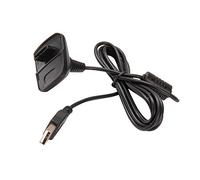 Kit de charge Chargeur Câble plug pour manette sans fil Xbox 360 Noir
