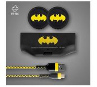 Pack FR-TEC Charge and Play Batman Xbox Series X/S Grips Logo Batman Câble USB-C 3 m Batterie rechargeable 1000 mAh G