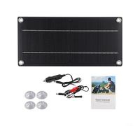 Kit de charge de panneau solaire 60 W 12 V pour caravane, van, camping-car, bateau, moto et systèmes de batterie 12 V avec conversion d'énergie de 24 % et joint d'étanchéité IP65