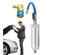 Kit de charge de réfrigérant AC, kit de recharge de réfrigérant pour voiture | Tuyau de recharge de pour climatisation | Tuyau de Charge AC adaptateur R134A, connecteur rapide, outil de re